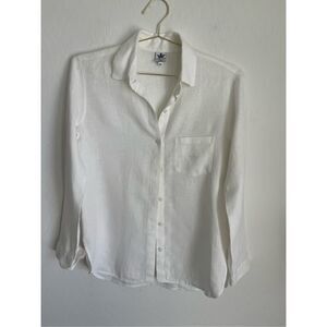 Classic White Button Down Shirt for Women